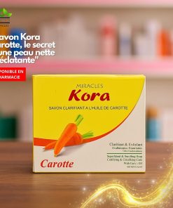 SAVON KORA CLARIFIANT À LA CAROTTE